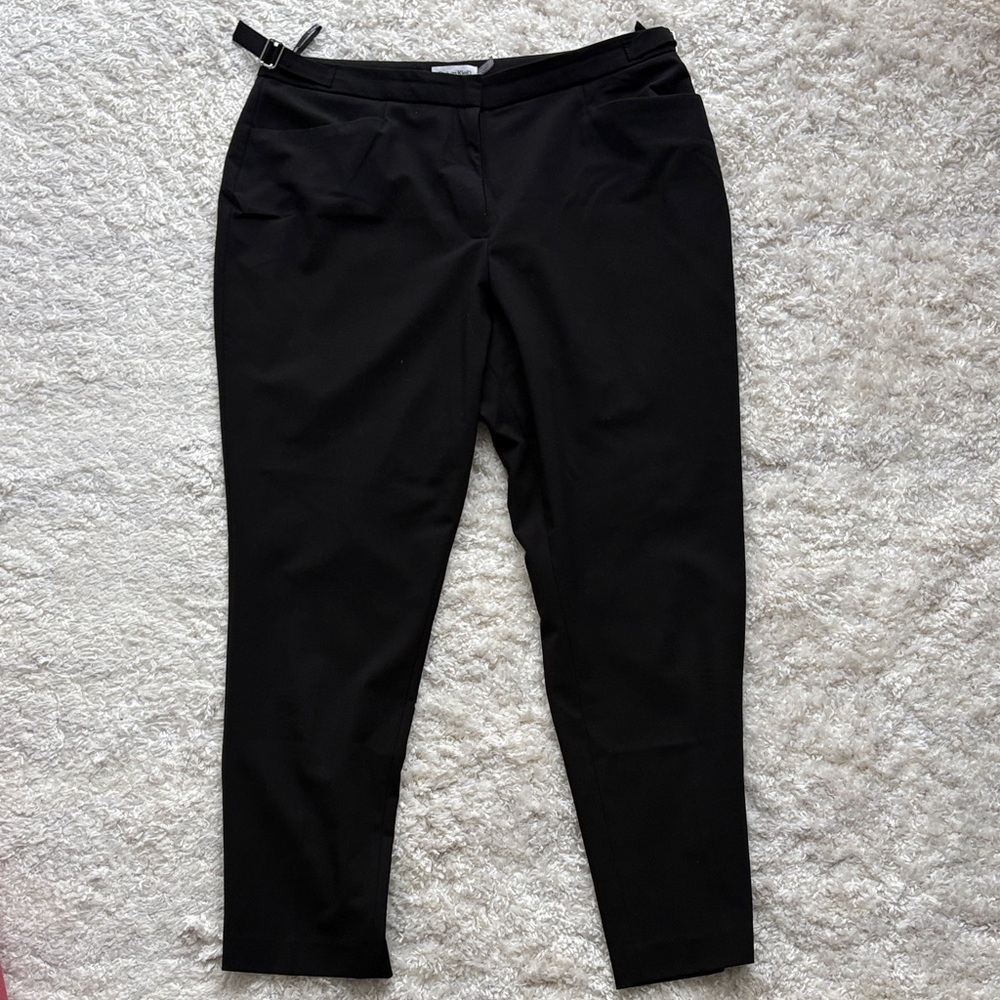 Calvin Klein Black Ankle Pants